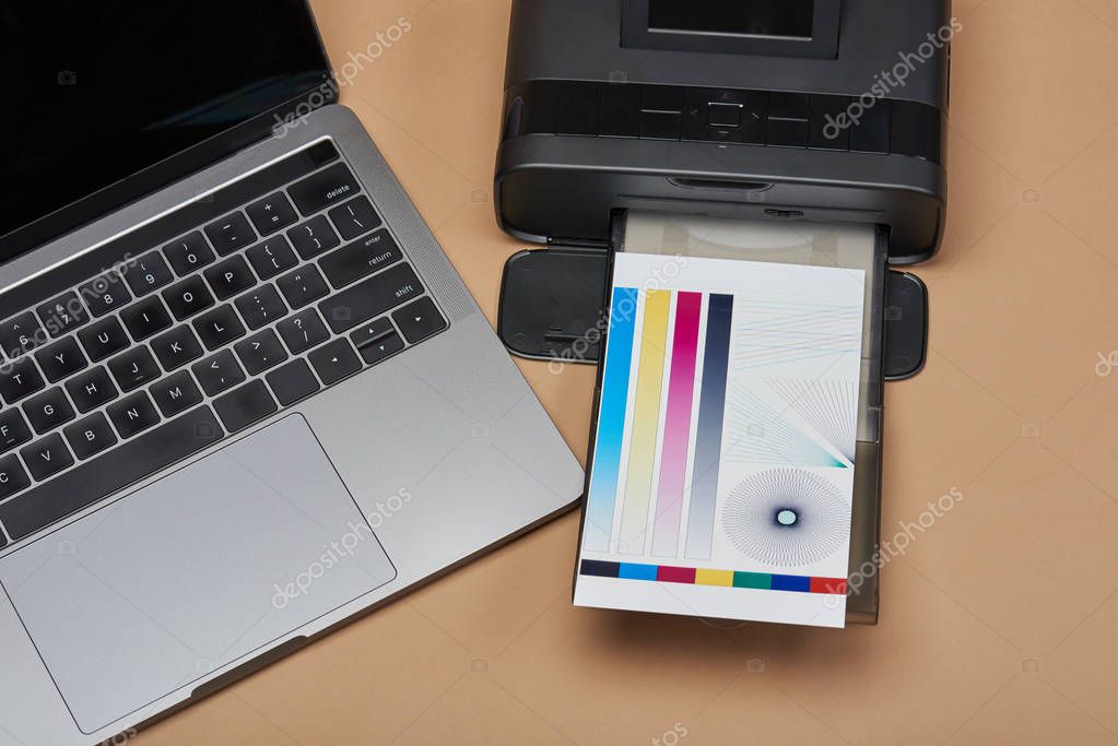 Testpagina met kleurvlakken